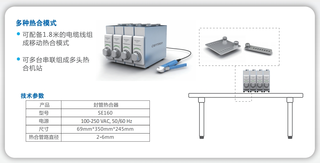 SE160韩国森通封管热合器 SE160韩国森通封管热合器